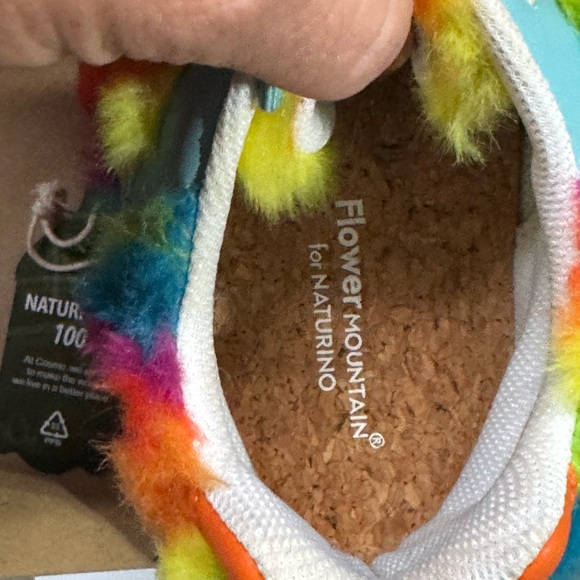 Naturino/Flower Mountain Colorful Furry Sneakers - Picture 8 of 12